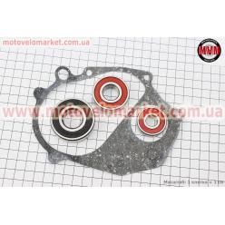 Подшипники редуктора Suzuki LETS к-кт 3шт (6204 2RS; 6203 2RS; 6201 2RS) + прокладка