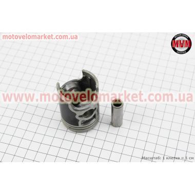 Поршень, кольца, палец к-кт Honda DIO50 39мм +0,75 (JCC), тефлоновое покрытие (палец 12мм)