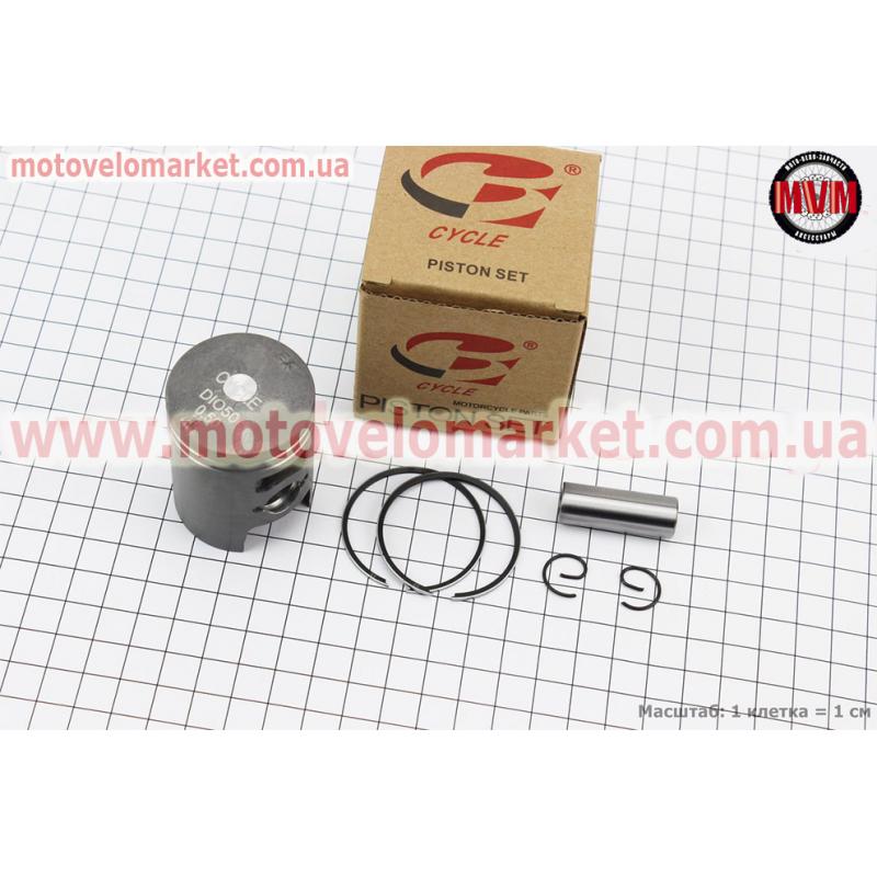 Поршень, кольца, палец к-кт Honda DIO50 39мм +0,50 (палец 12мм)