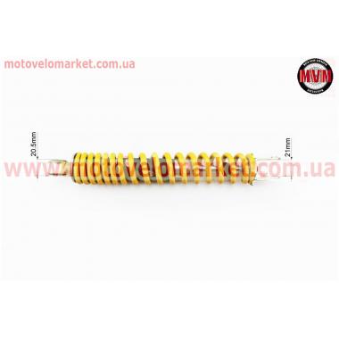 Амортизатор задний GY6/Honda - 290мм*d43мм (втулка 10мм / вилка 8мм), желтый