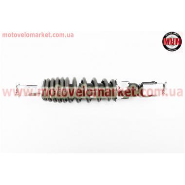 Амортизатор задний GY6/Yamaha - 250мм*d55мм (втулка 10мм / вилка 8мм) регулир., пепельный