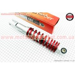 Амортизатор задний GY6/Suzuki - 275мм*d50мм (втулка 10мм / вилка 10мм) регулир., красный