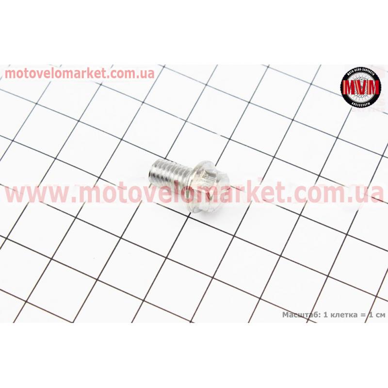 Болт M6x10mm (под ключ)