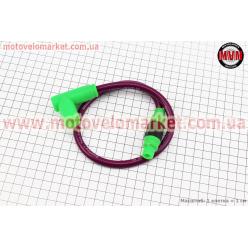 ПРОВОД TUNING к катушкам зажигания (фиолетовый), 43см + колпачок свечной