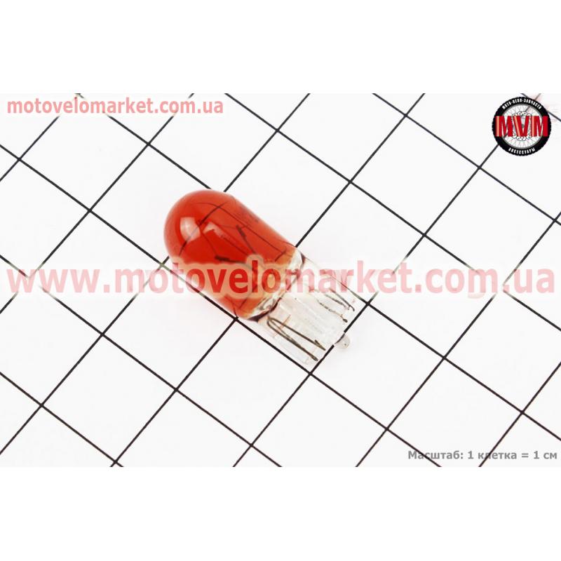 Лампа поворота (желтая без цоколя) 12V/3W T10