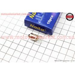 Лампа поворота (белая c цоколем) 12V/3W T8.5 BA9S - 10шт