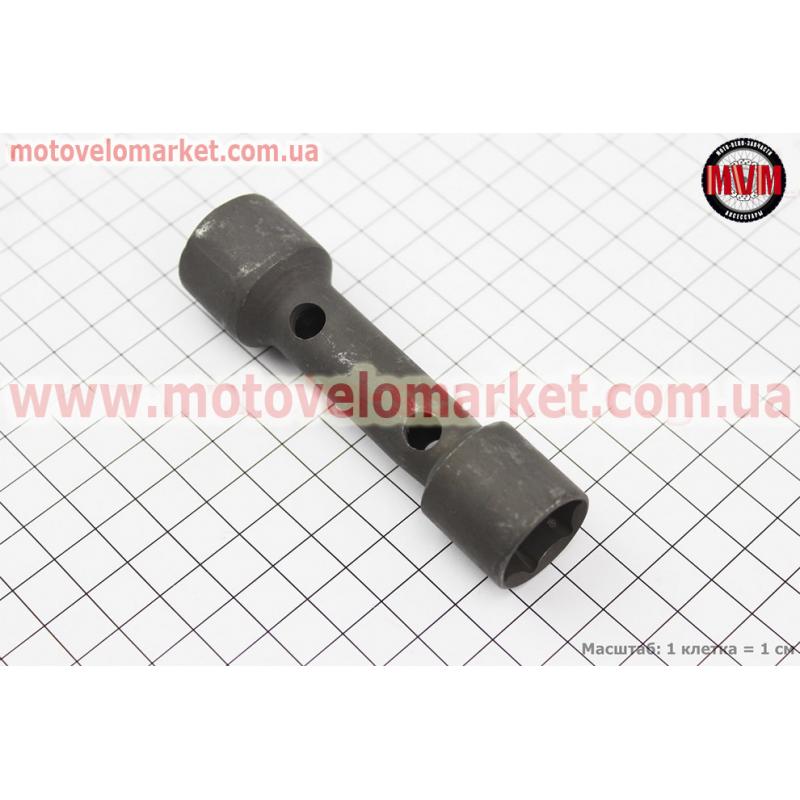 Ключ свечной для 2T/4Т - 18/21mm  (каленый)