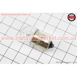Лампа поворота (белая с цоколем) 12V/10W G18