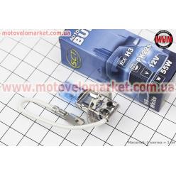 Лампа фары H3 12V 55W галогенная Super White
