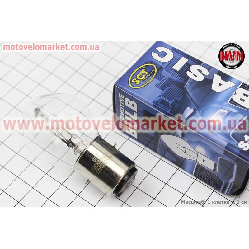 Лампа фары B35 12V 25/25W BA20D