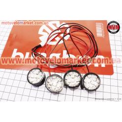 МАЯЧЕК малый диодный LED СИНИЙ, 4шт