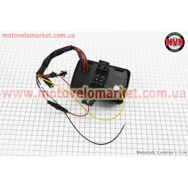 АУДИО-блок с ЖК дисплеем (МРЗ-USB/SD, FM, пульт ДУ, сигнализация)  + колонки 2шт (хром.)