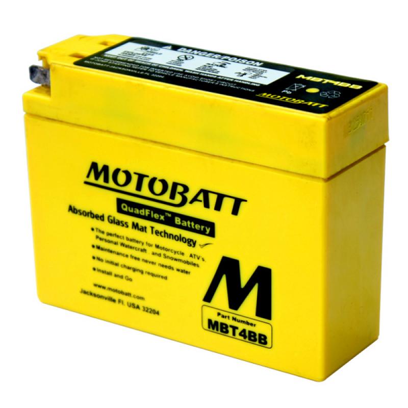 АКБ мото 12V 2.5A "MOTOBATT" таблетка узкая  113 x 38 x 87 мм  