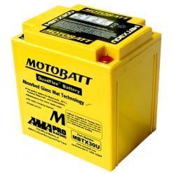 АКБ мото 12V 30A "MOTOBATT" 166 x 126 x 175 мм