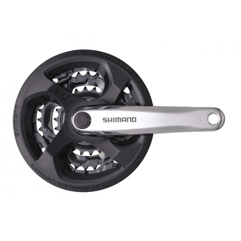 Купить Шатуны SHIMANO  FC-M131  48X38X28 с защитой