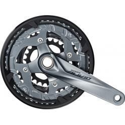 Шатуны SHIMANO FC-M4060 ALIVIO, с интегрир.осью, 175мм, 48Х36Х26, защита
